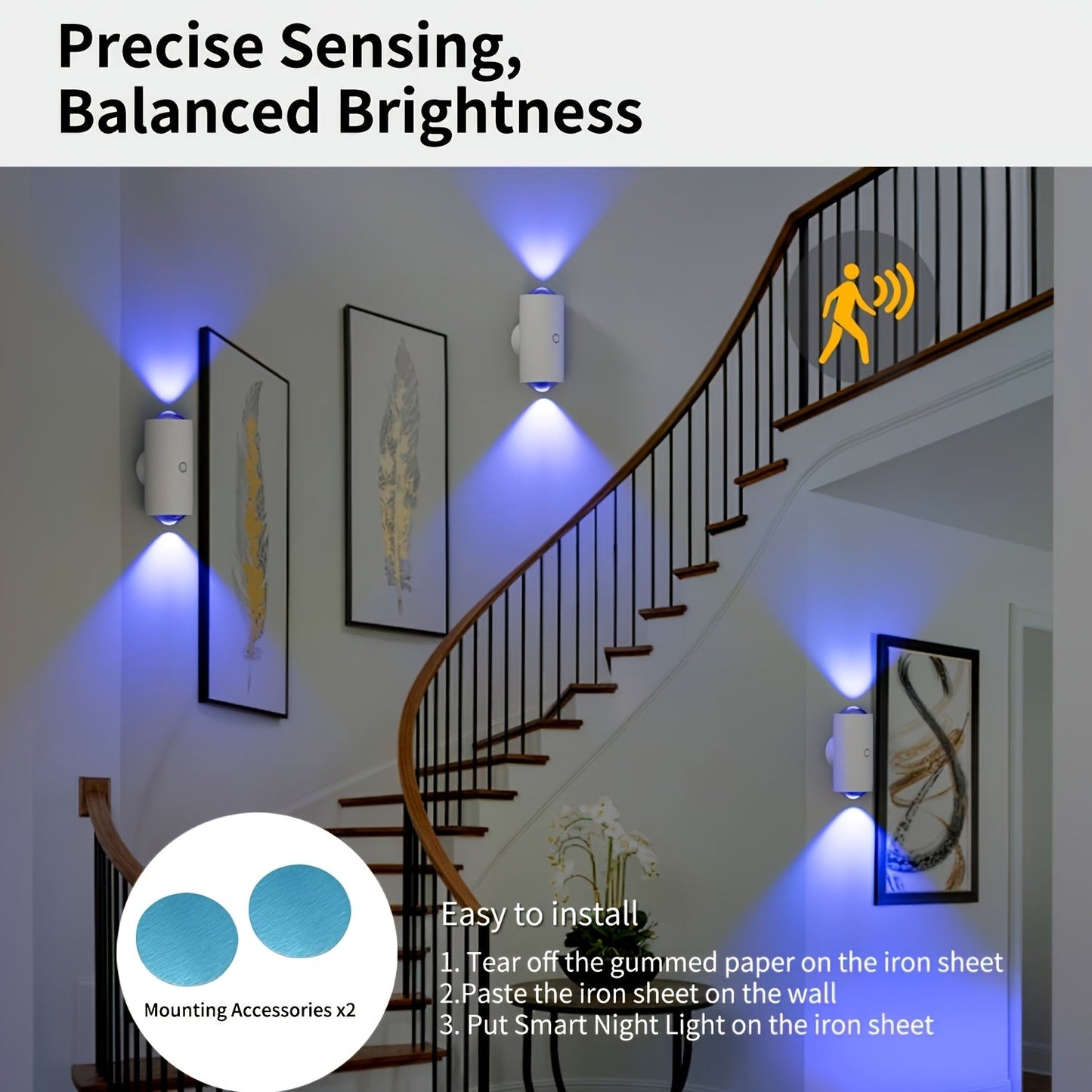 Motion Sensor RGB LED Night Lights-2
