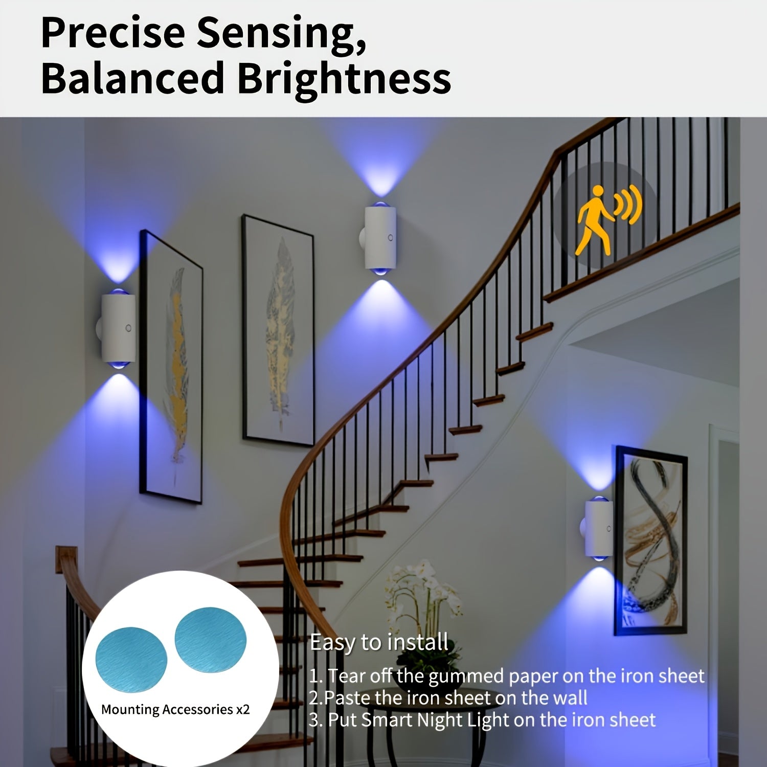 Motion Sensor RGB LED Night Lights-2