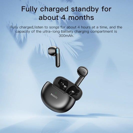 NNEIDS Wireless Noise-Cancelling Earbuds - Black