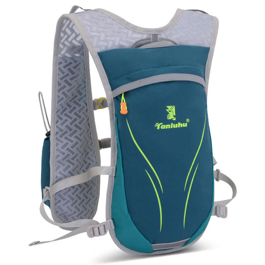 Men Women Running Marathon Hydration Nylon Backpack-0