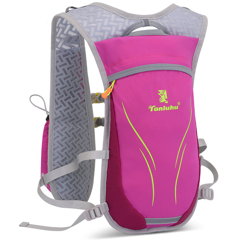 Men Women Running Marathon Hydration Nylon Backpack-4